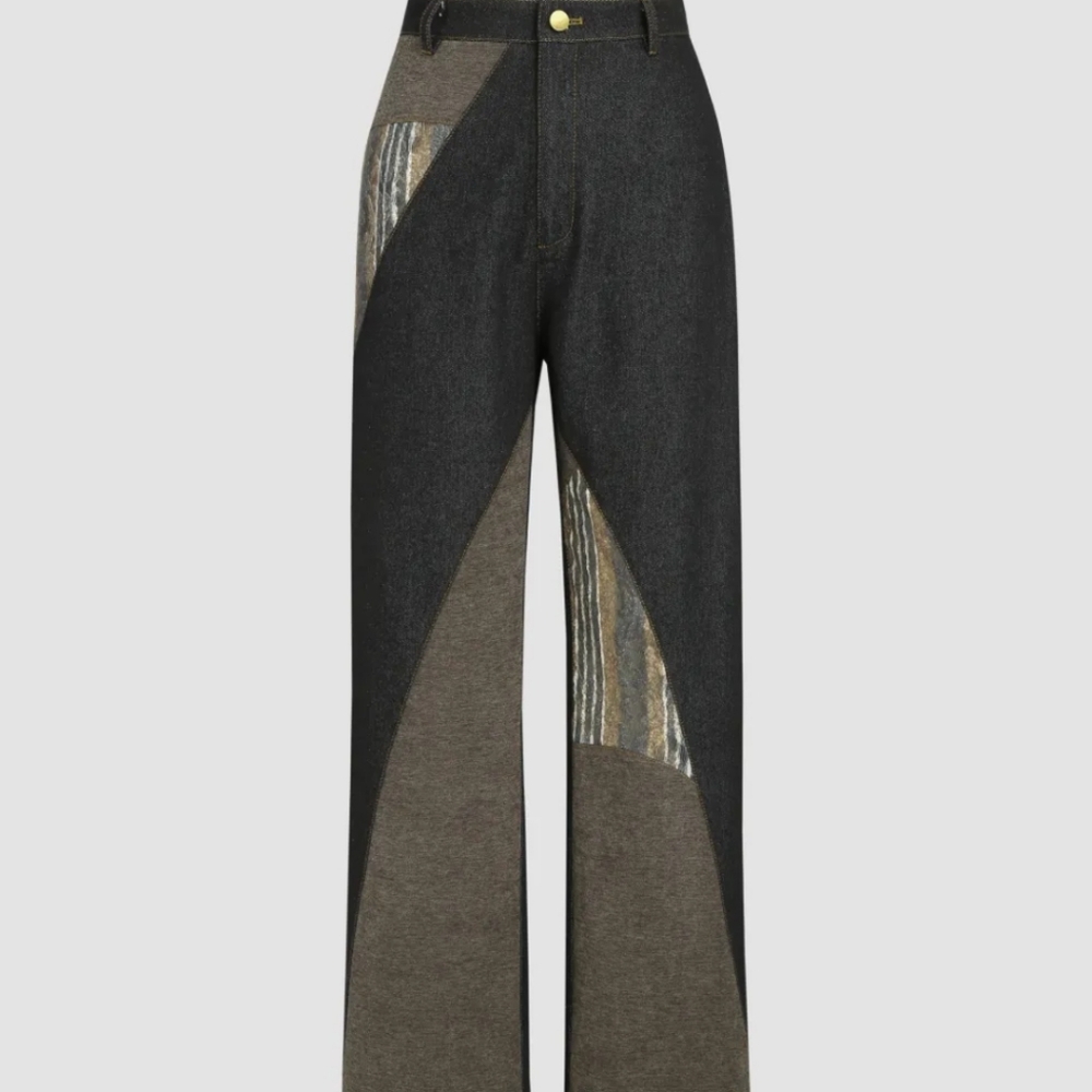 Cider patch straight leg pants